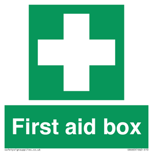 first aid box